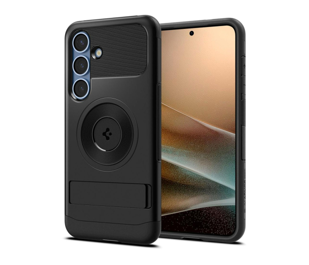 SPIGEN Slim Armor Mag Magsafe do Samsung Galaxy S25+ Black ACS08915 - 1313168 - zdjęcie